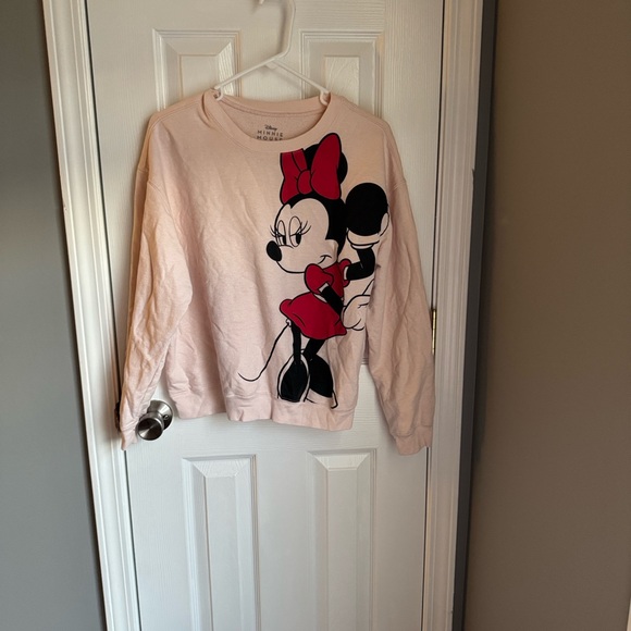 Disney Sweaters - Disney Minnie Mouse Light Pink Hoodie for Kids